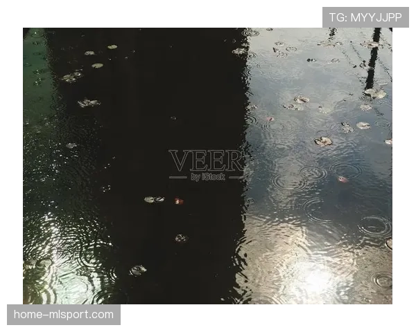 雨中倒影：积水中的球员镜像，雨中倒影图